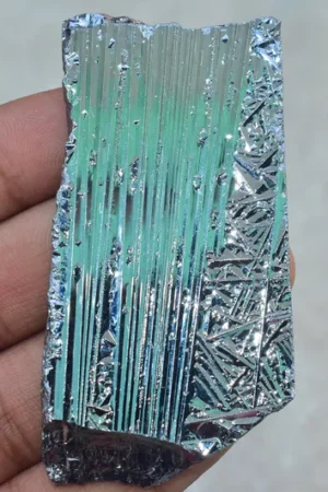 Silicon Druzy Slice / Top Grade Silicon Druzy Gemstone Slab / 92.05 Ct. / 53×44×6 mm / Loose Gemstone (N-467)