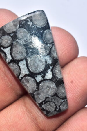 Flower Obsidian Cabochon / Flower Obsidian Gemstone / Freeform Shape / 34.95 Ct. / 36x21x5 mm. / Loose Gemstone / B-103