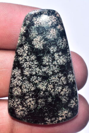 Flower Obsidian Cabochon / Flower Obsidian Gemstone / Freeform Shape / 42.60 Ct. / 43x26x5 mm. / Loose Gemstone / B-100