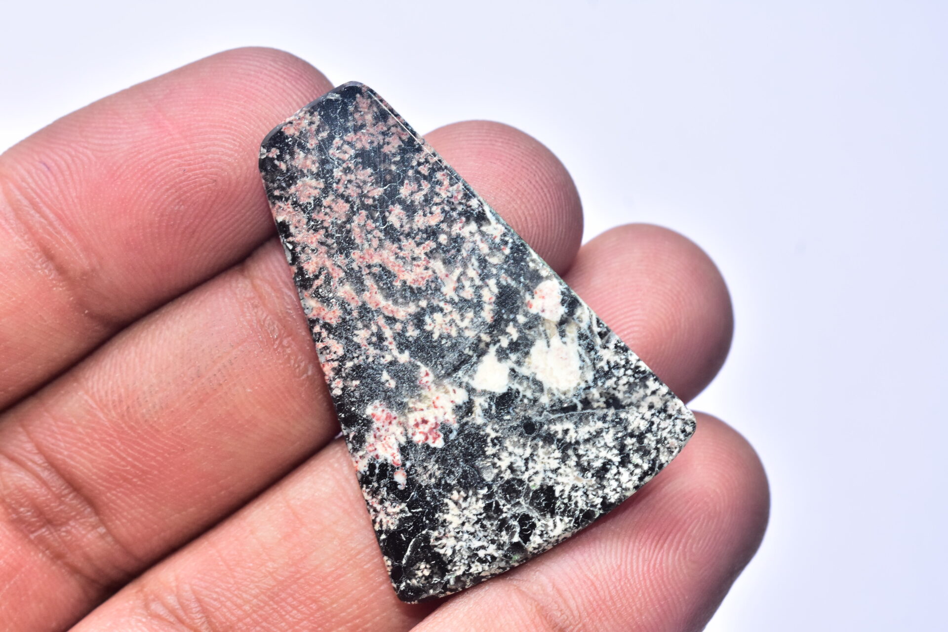 Flower Obsidian Cabochon / Flower Obsidian Gemstone / Freeform Shape / 35.55 Ct. / 41x28x4 mm. / Loose Gemstone / B-97 - Image 4