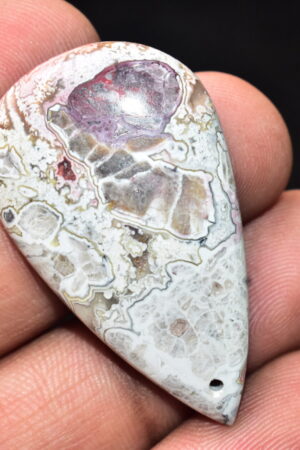 Crazy Lace Agate Cabochon / Pear Shape / 42.80 Ct. / 41x24x6 mm. / Loose Gemstone / A-968