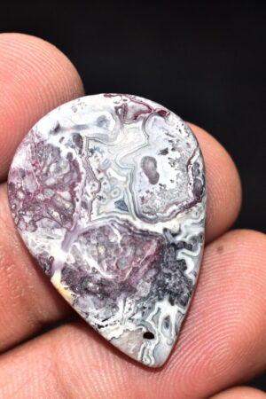 Crazy Lace Agate Cabochon / Pear Shape / 21.05 Ct. / 30x22x5 mm. / Loose Gemstone / A-979